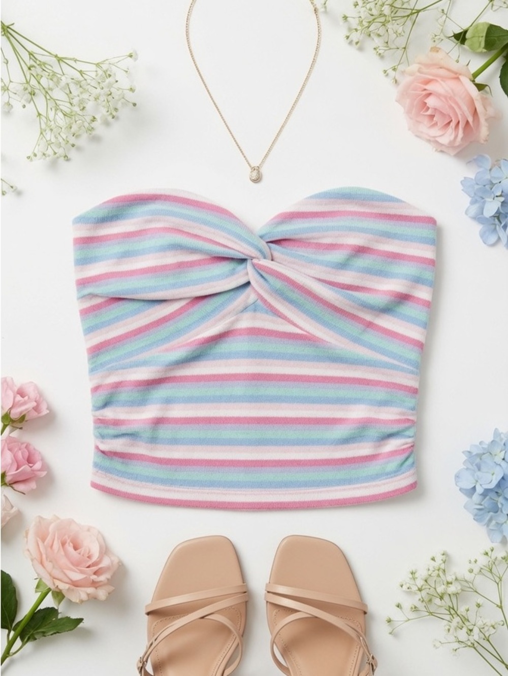 Stripe Tube Top